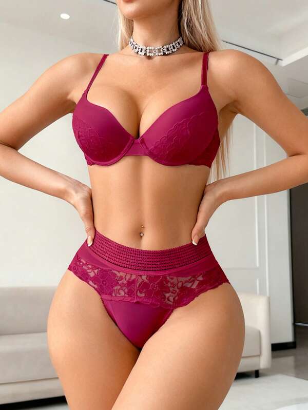 Lace Underwire Set